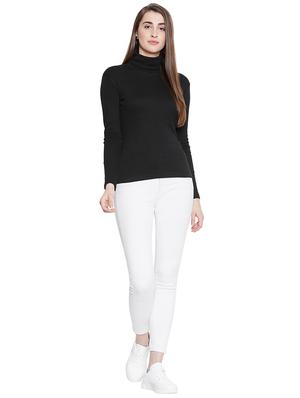 turtle neck solid top - 16752576 - Standard Image - 4