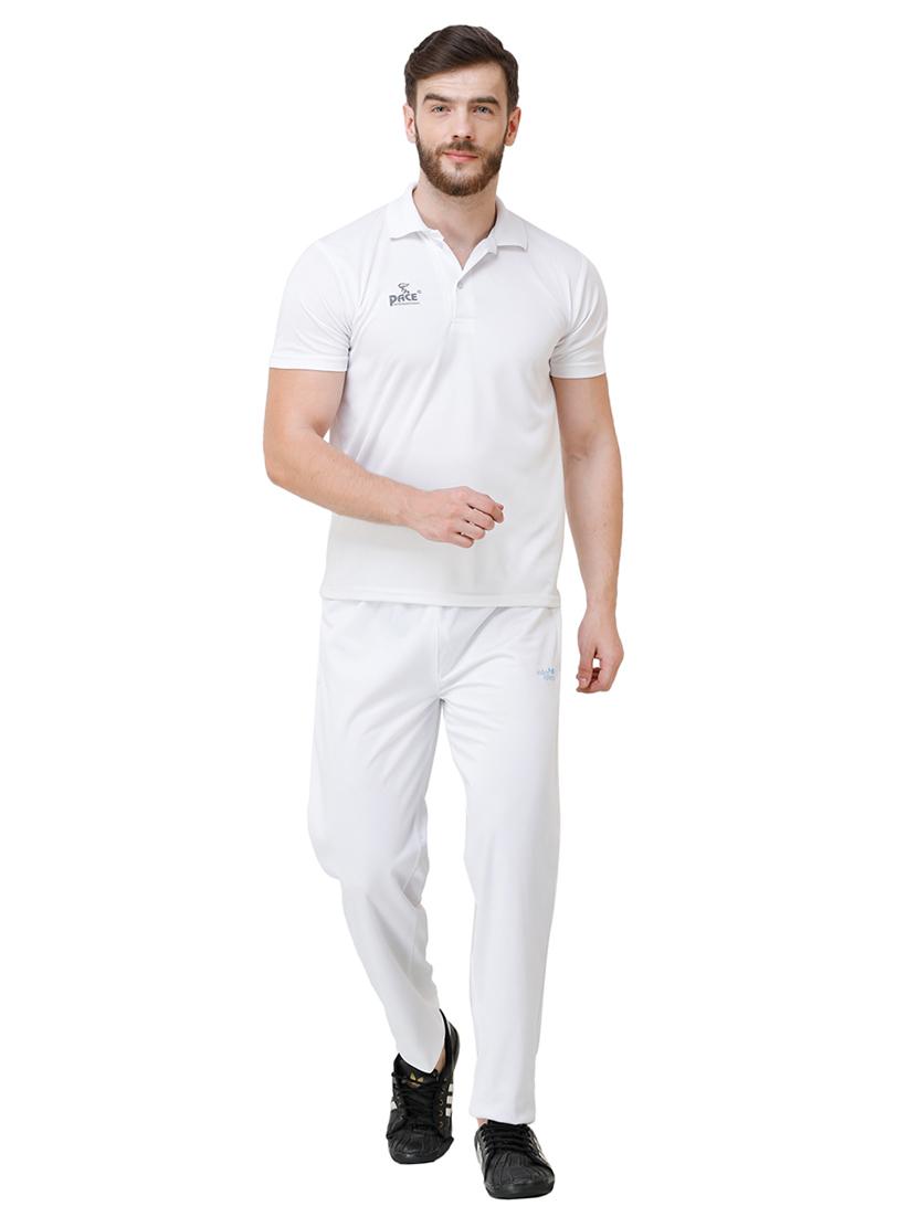 white solid full length track pant - 16752591 - Zoom Image - 4
