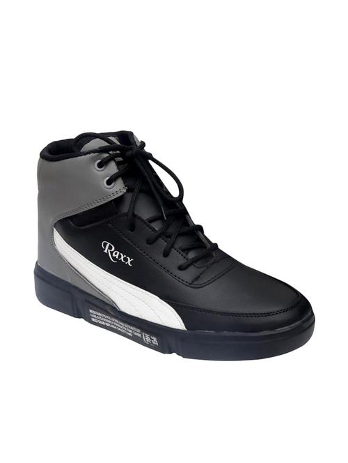 black synthetic lace up shoes - 16752689 - Standard Image - 1