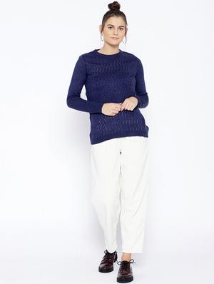 crew neck solid pullover - 16752943 - Standard Image - 4