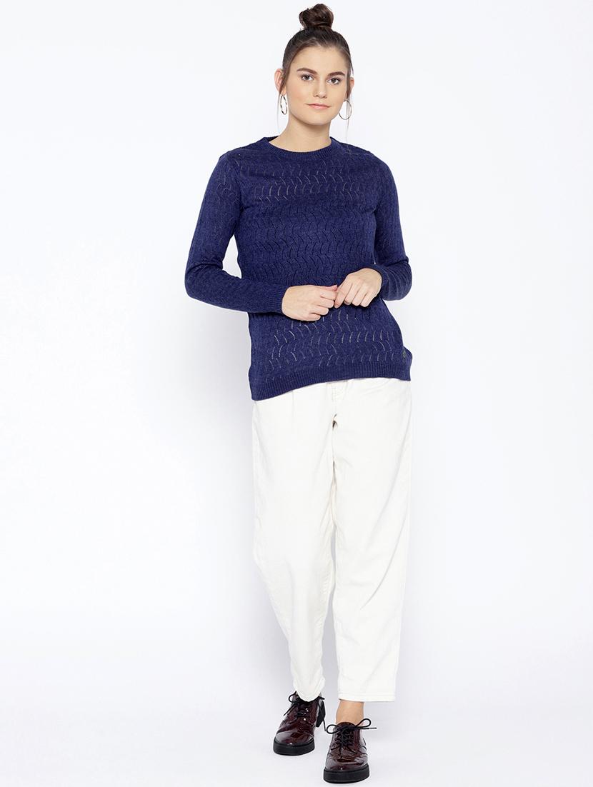 crew neck solid pullover - 16752943 - Zoom Image - 4
