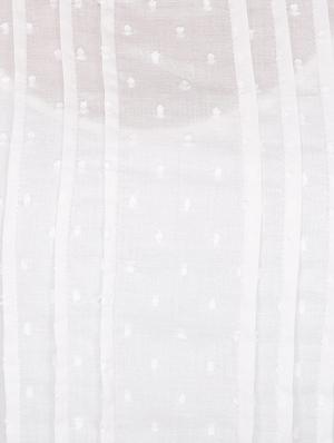 white pintucked dobby straight kurta - 16753086 - Standard Image - 4