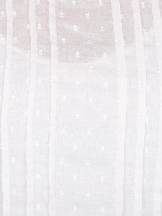 white pintucked dobby straight kurta - 16753086 - Zoom Image - 4