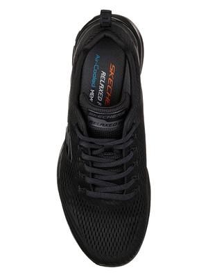 black mesh lace up sport shoes - 16754031 - Standard Image - 4