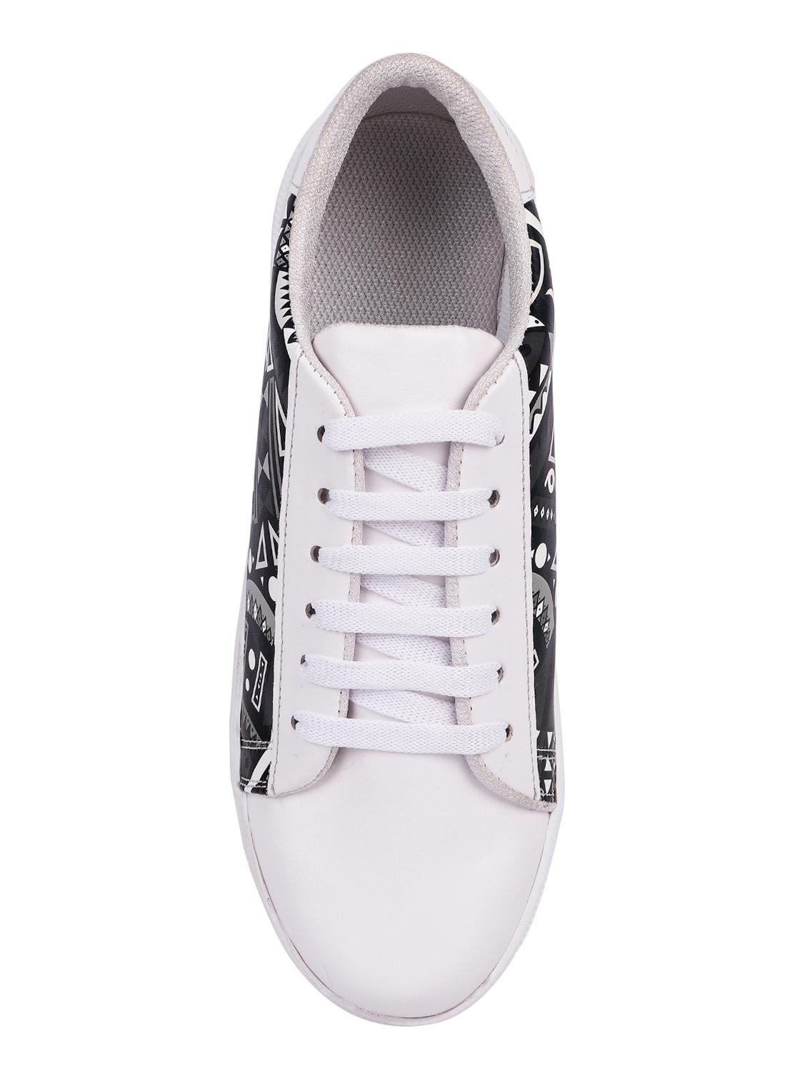 black lace-up sneakers - 16757108 - Zoom Image - 4