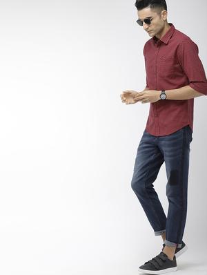 red checkered casual shirt - 16759935 - Standard Image - 4