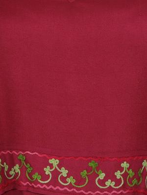 kimono sleeved embroidered a-line dress - 16762945 - Standard Image - 4