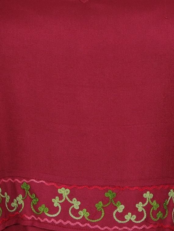 kimono sleeved embroidered a-line dress - 16762945 - Zoom Image - 4