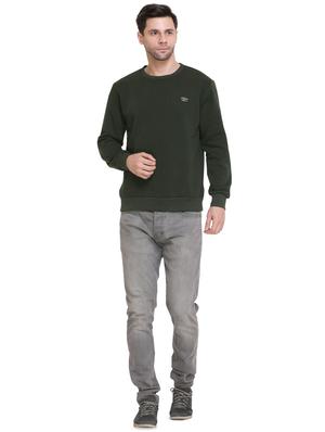 green solid sweatshirt - 16763350 - Standard Image - 4