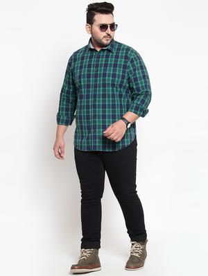 green checkered casual shirt - 16763618 - Standard Image - 4