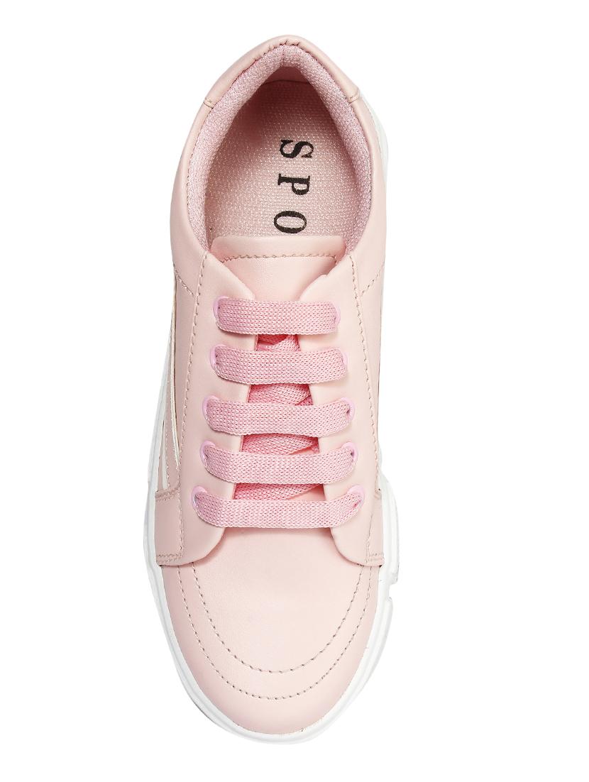 pink lace-up sneakers - 16763729 - Zoom Image - 4