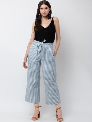 tie knot striped trouser - 16764403 - Standard Image - 4