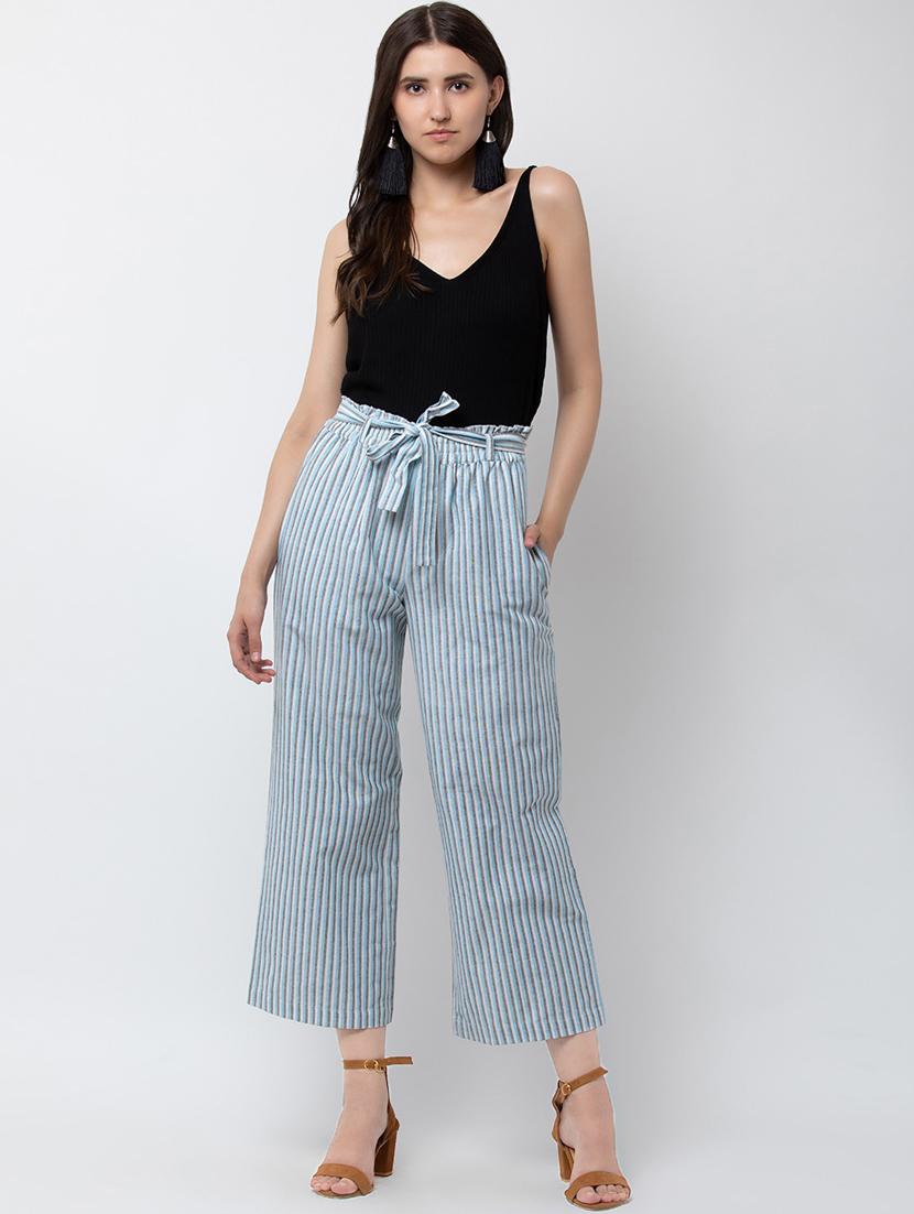 tie knot striped trouser - 16764403 - Zoom Image - 4