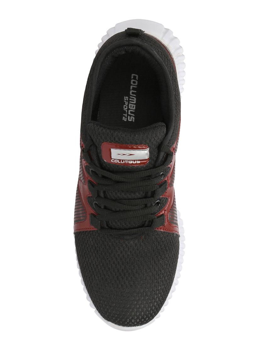 black mesh lace up sport shoes - 16765852 - Zoom Image - 4