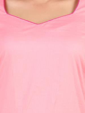 solid straight kurta - 16766369 - Standard Image - 4