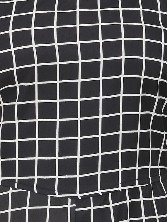 cami neck checkered jumpsuit - 16767561 - Zoom Image - 4