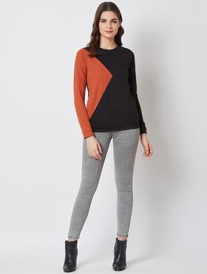 color block crew neck sweatshirt - 16767809 - Standard Image - 4