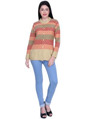 mandarin neck printed cardigan - 16767847 - Standard Image - 4