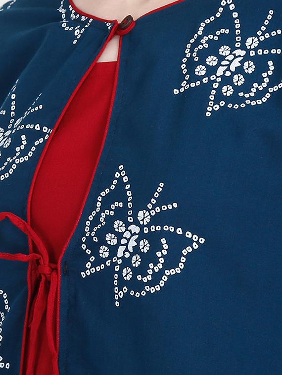 printed layered kurta - 16768564 - Zoom Image - 4
