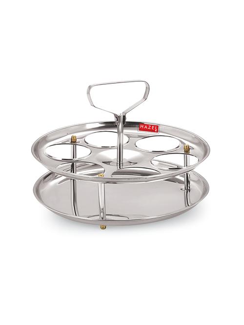 stainless steel glass stand holder for 6 glasses - 16768643 - Standard Image - 1