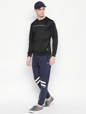 black chest print sweatshirt - 16770275 - Standard Image - 4