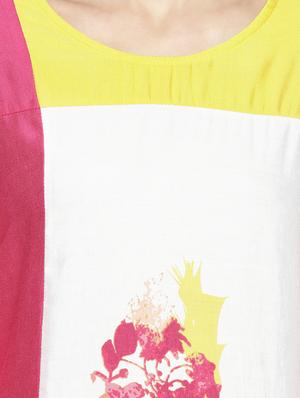 floral straight kurta - 16770923 - Standard Image - 4