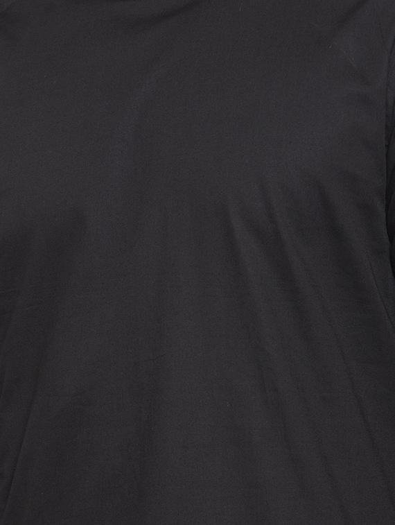 black solid asymmetric kurta - 16771792 - Zoom Image - 4
