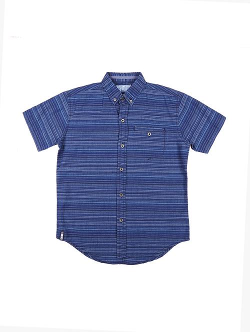 pocket detail striped shirt - 16771993 - Standard Image - 1