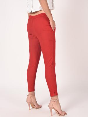 mid rise flat front trouser - 16773366 - Standard Image - 4
