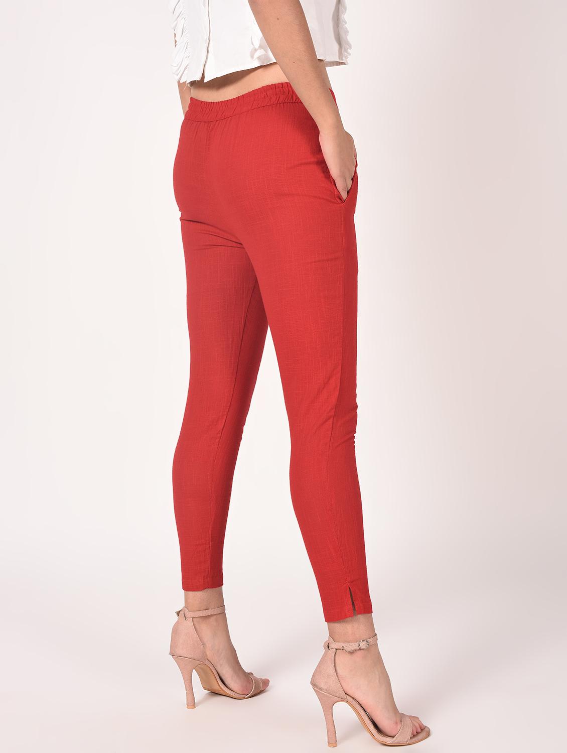 mid rise flat front trouser - 16773366 - Zoom Image - 4