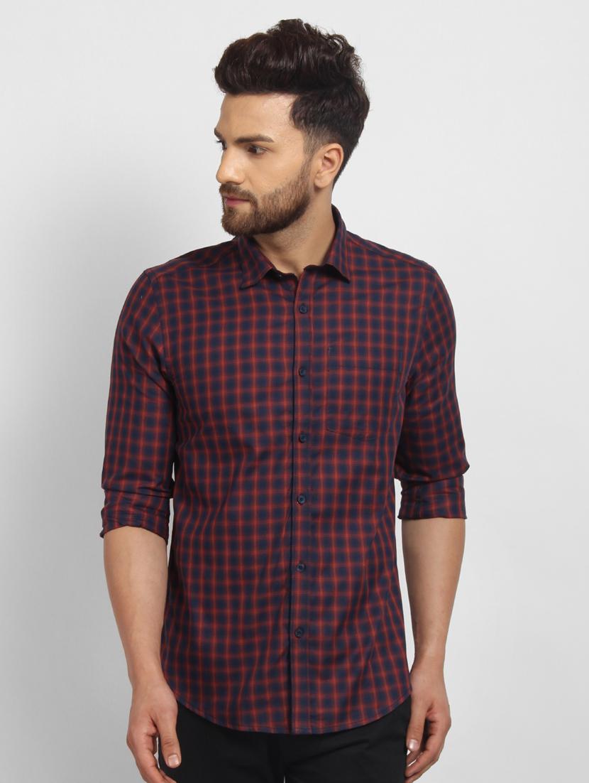 mens checks casual shirt