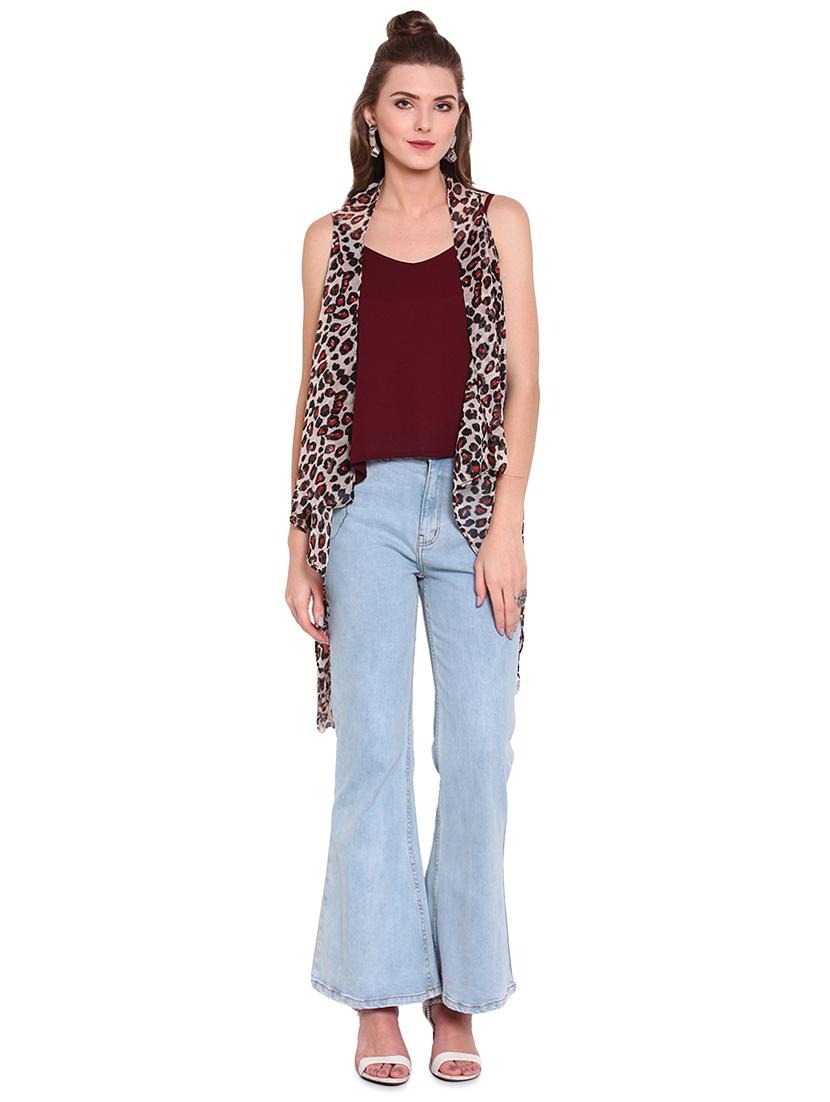 animal print regular shrug - 16773747 - Zoom Image - 4