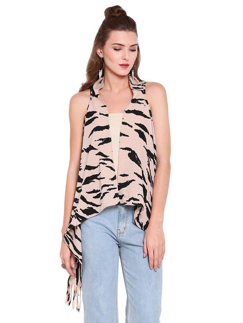 animal print regular shrug - 16773755 - Standard Image - 1