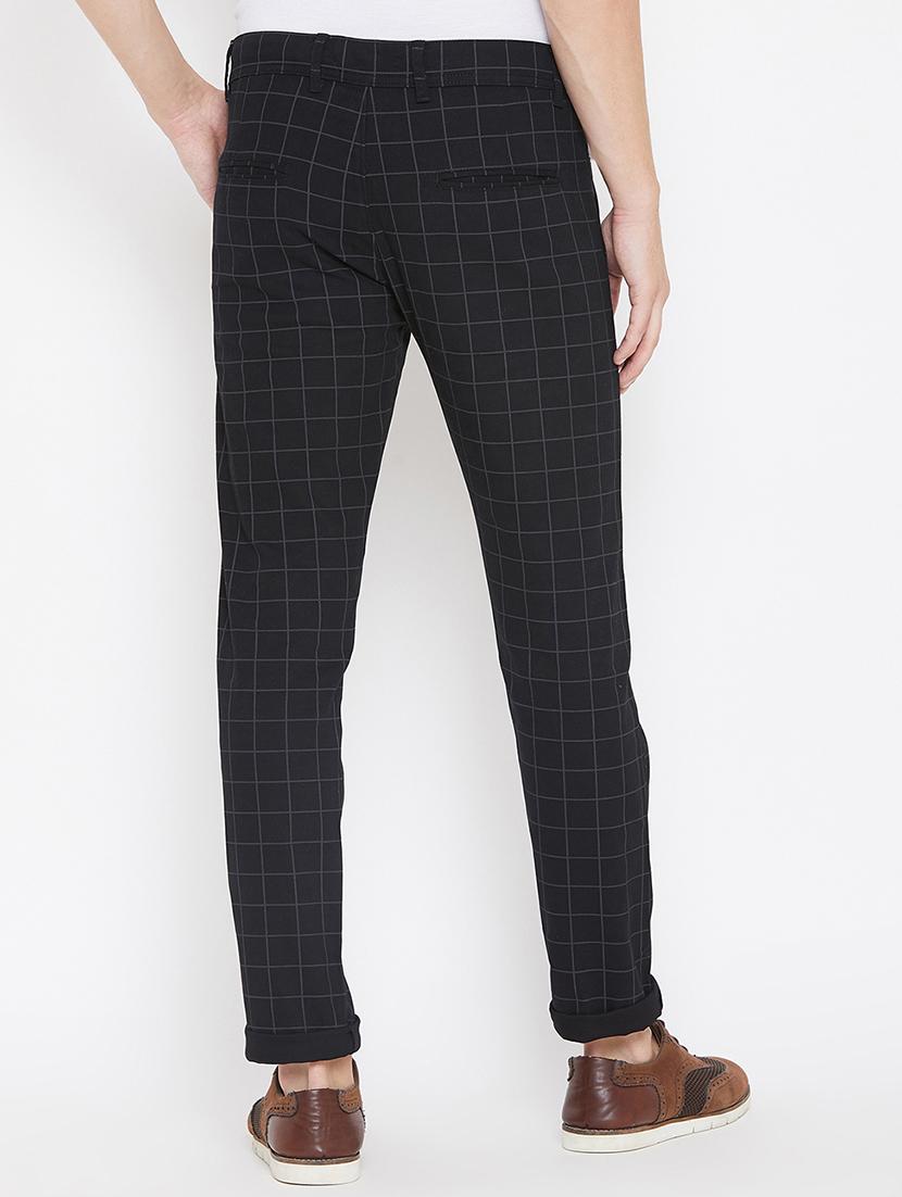 black checkered chinos - 16773760 - Zoom Image - 4