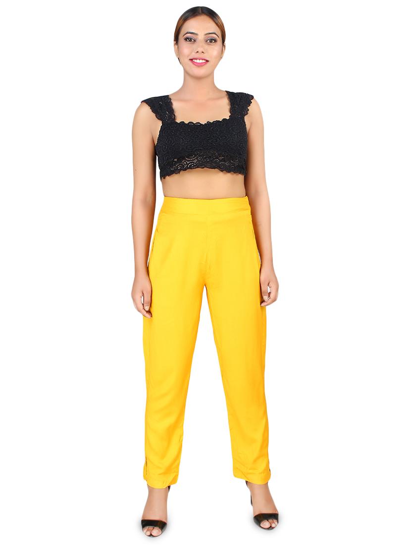 high rise flat front trouser - 16774467 - Zoom Image - 4