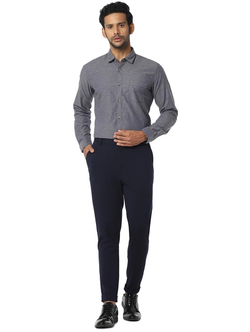 grey printed casual shirt - 16776149 - Zoom Image - 4