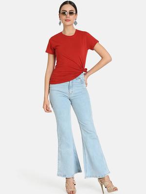 round neck solid tee - 16777294 - Standard Image - 4