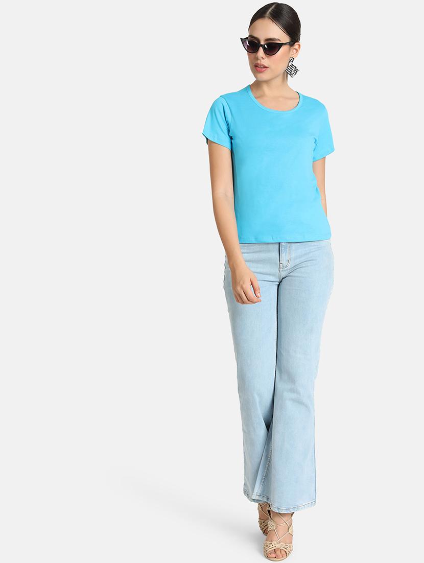 round neck solid tee - 16777295 - Zoom Image - 4