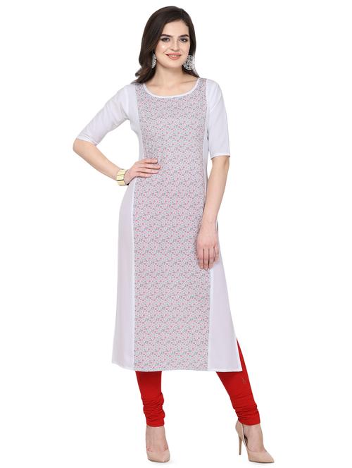 printed straight kurta - 16778867 - Very Small Image - 1