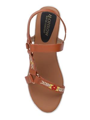 tan back strap wedges - 16779542 - Standard Image - 4