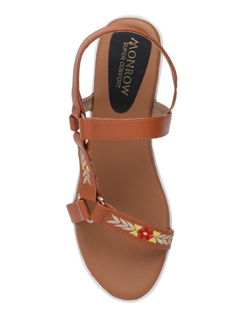 tan back strap wedges - 16779542 - Zoom Image - 4