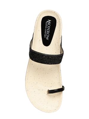 black one toe wedges - 16779571 - Standard Image - 4