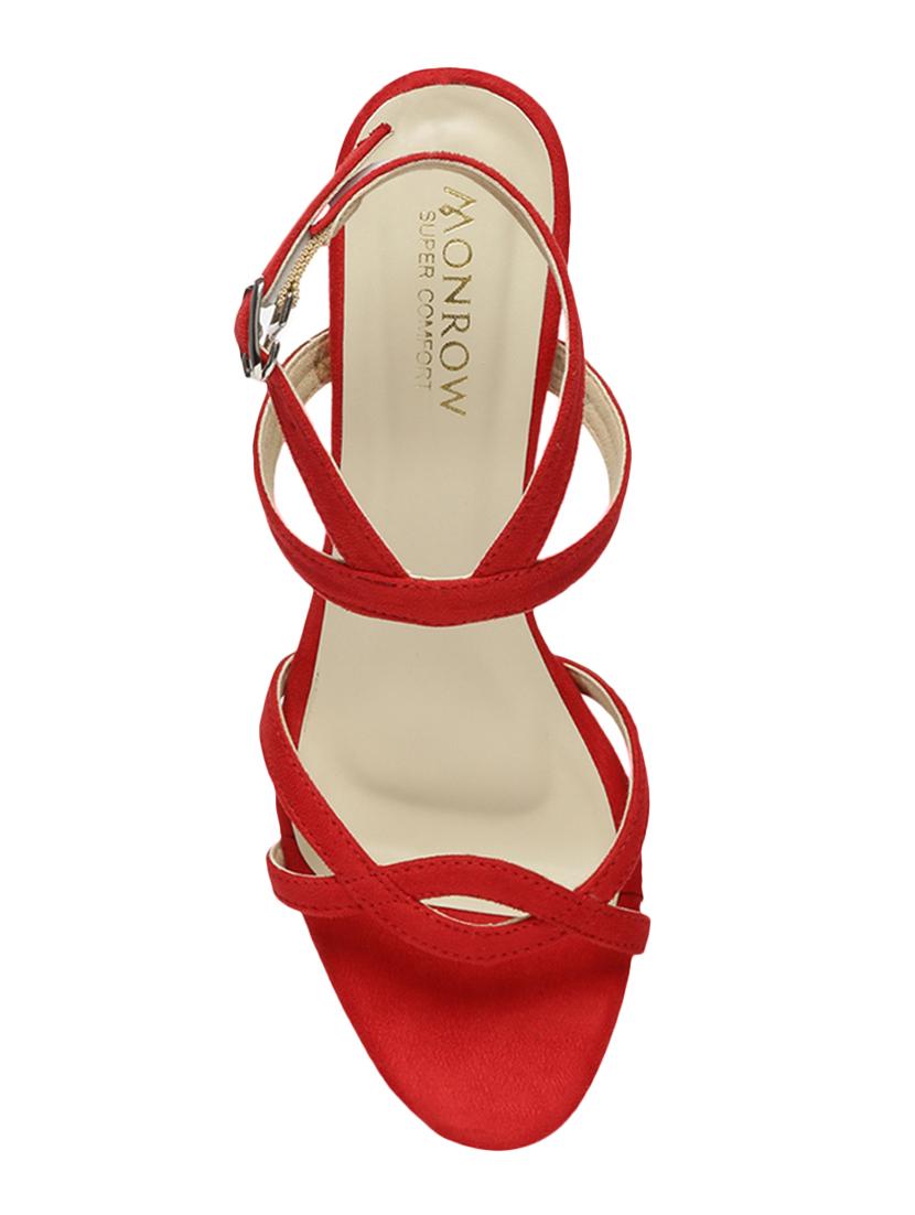 red ankle strap sandals - 16779680 - Zoom Image - 4