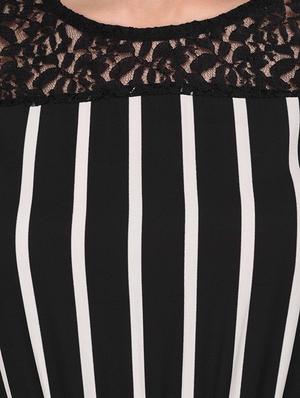 lace detail striped full leg jumpsuit - 16780546 - Standard Image - 4