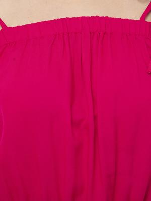 tie knot shoulder solid full leg jumpsuit - 16781090 - Standard Image - 4