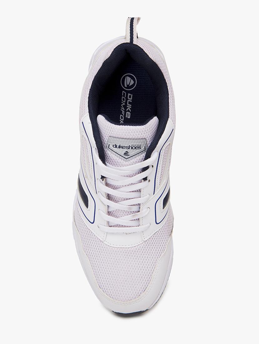white mesh lace up sport shoes - 16781423 - Zoom Image - 4