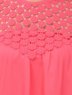 lace detail solid top - 16782333 - Standard Image - 4