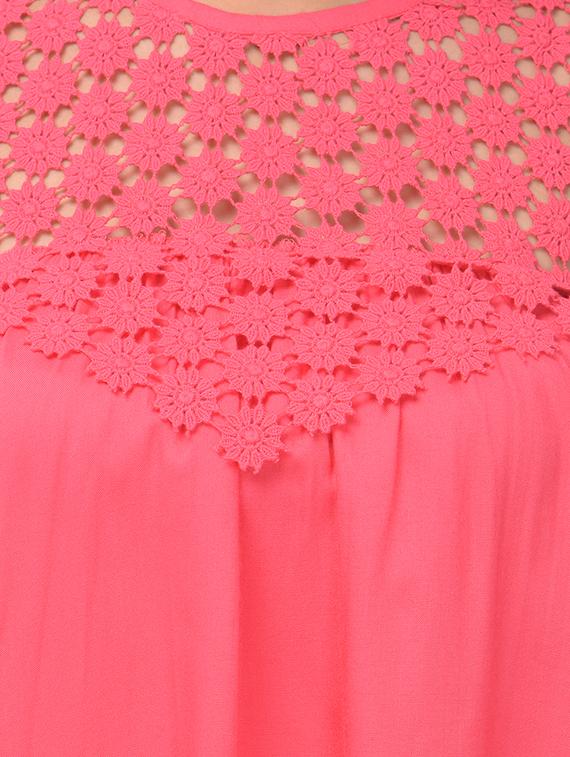 lace detail solid top - 16782333 - Zoom Image - 4