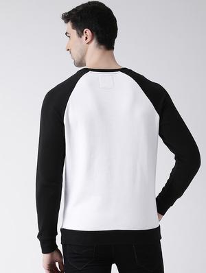 white chest printed raglan sweatshirt - 16782461 - Standard Image - 4