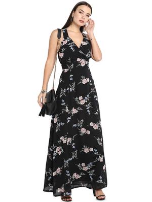 halter neck floral maxi dress - 16782853 - Standard Image - 4